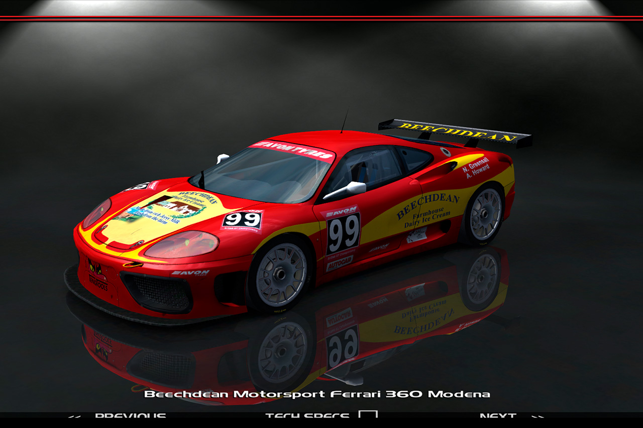Beechdean Motorsport, Ferrari 360 Modena #6099, Driven By Andrew Howard